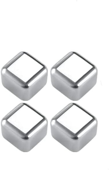 Ensemble de 4 pierres à whisky en acier inoxydable Vendos85 - Mathon