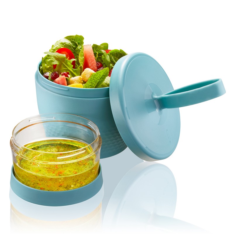 Snack Box FOODIE, 570 ml et 185 ml, bleu azur Gefu - Mathon - 4