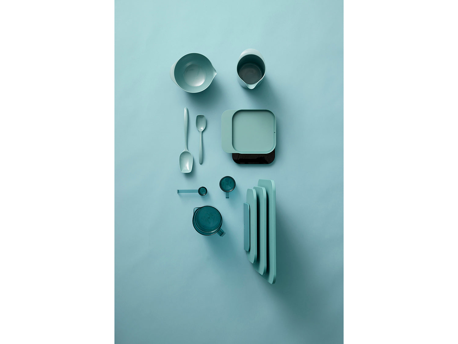 Pichet doseur MENSURA 1l en plastique rigide Nordic green Rosti - Mathon - 3