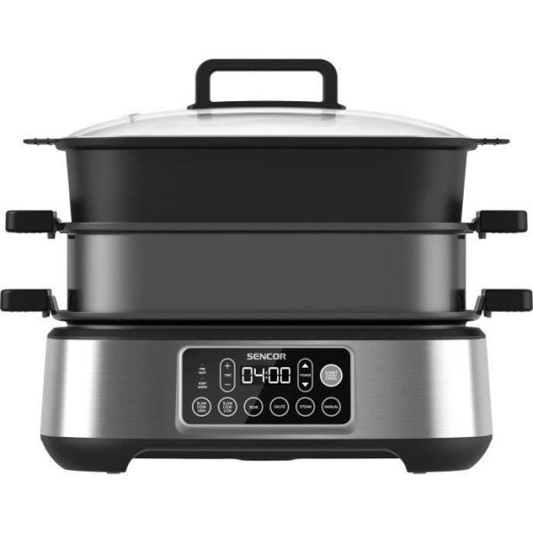 Mijoteuse Et Grill Multifonction -  - Spr 6300bk - 6 L - Noir Sencor - Mathon - 1