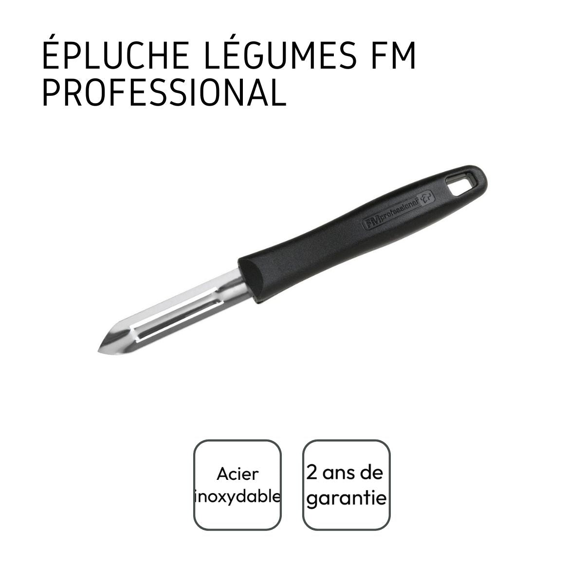 Lot de 2 couteaux éplucheurs économes 18,5 cm FM Professional - Mathon - 4
