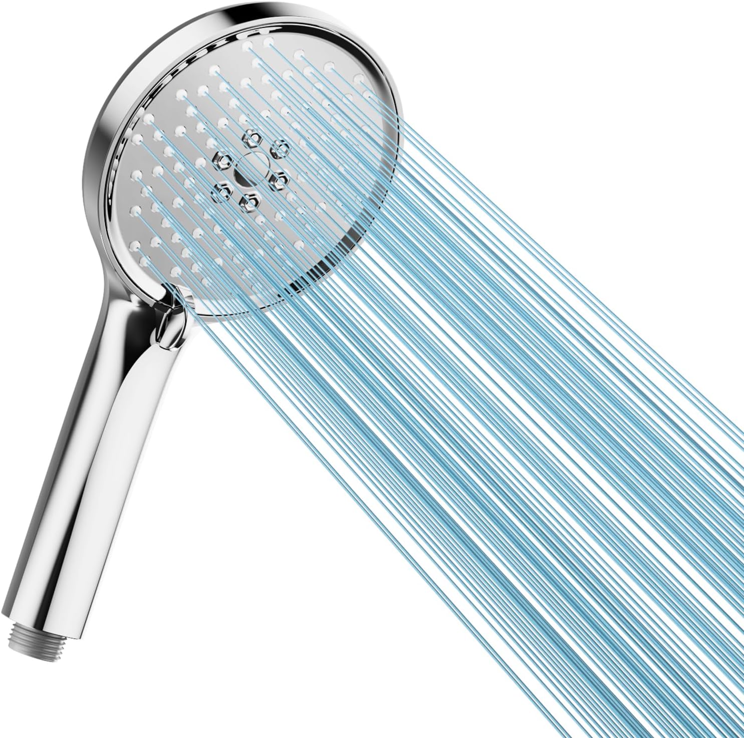 Pommeau de douche carré chromé 3 modes haute pression Vendos85 - Mathon