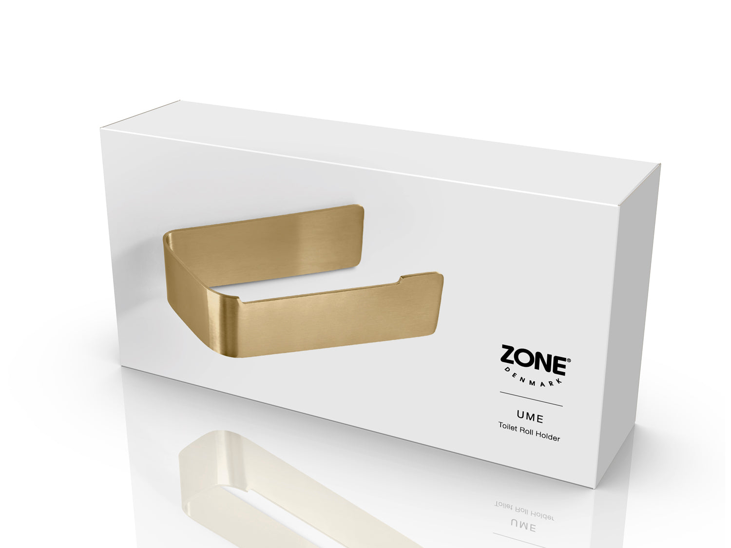 Porte-papier toilette Ume en SS304 Laiton finish Laiton Zone Denmark - Mathon - 3