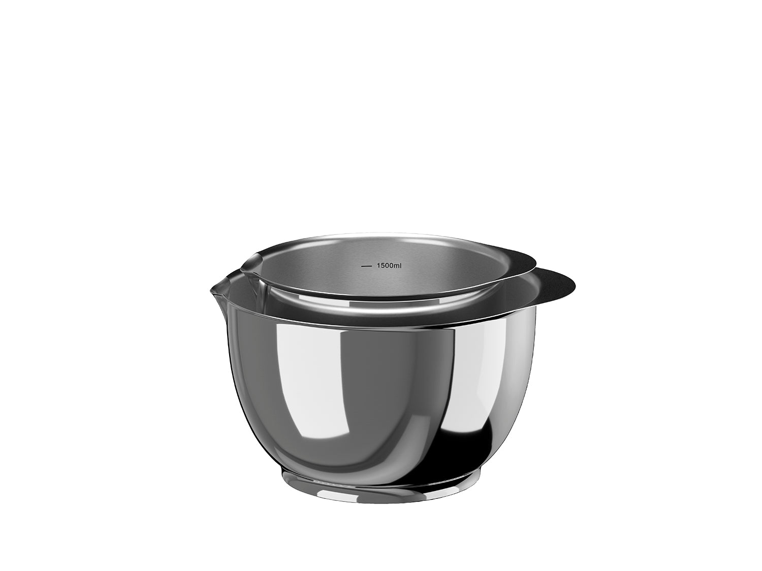 Set de bols 2 pces MARGRETHE en acier Acier Rosti - Mathon - 1