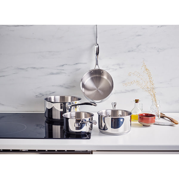 Set 4 casseroles inox Chef 14, 16, 18 et 20 cm Beka - Mathon - 3