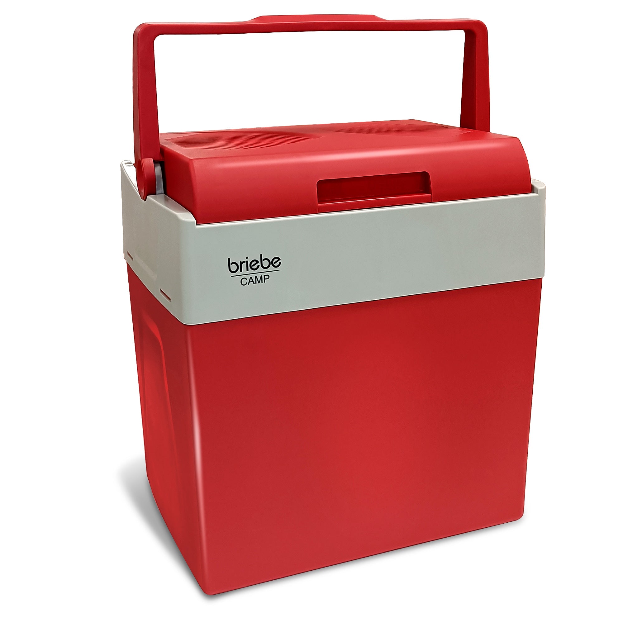 Glacière Électrique portable 28 Litres, 12V / 220 - 240V Voiture et Camping 55 Rouge CF1153RED - Mathon - 1