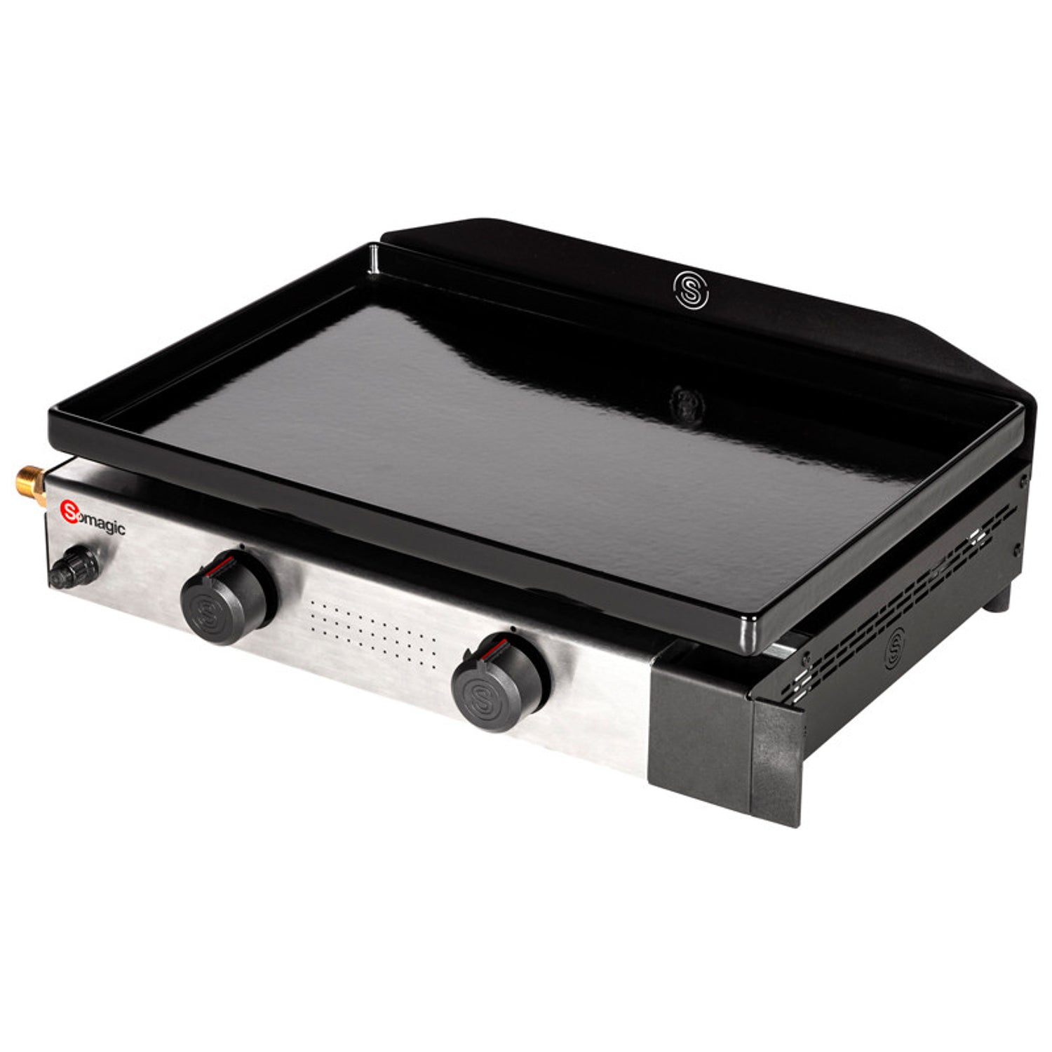 Plancha à gaz SOLIA 200 2 brûleurs 4,25kW Somagic - Mathon - 1