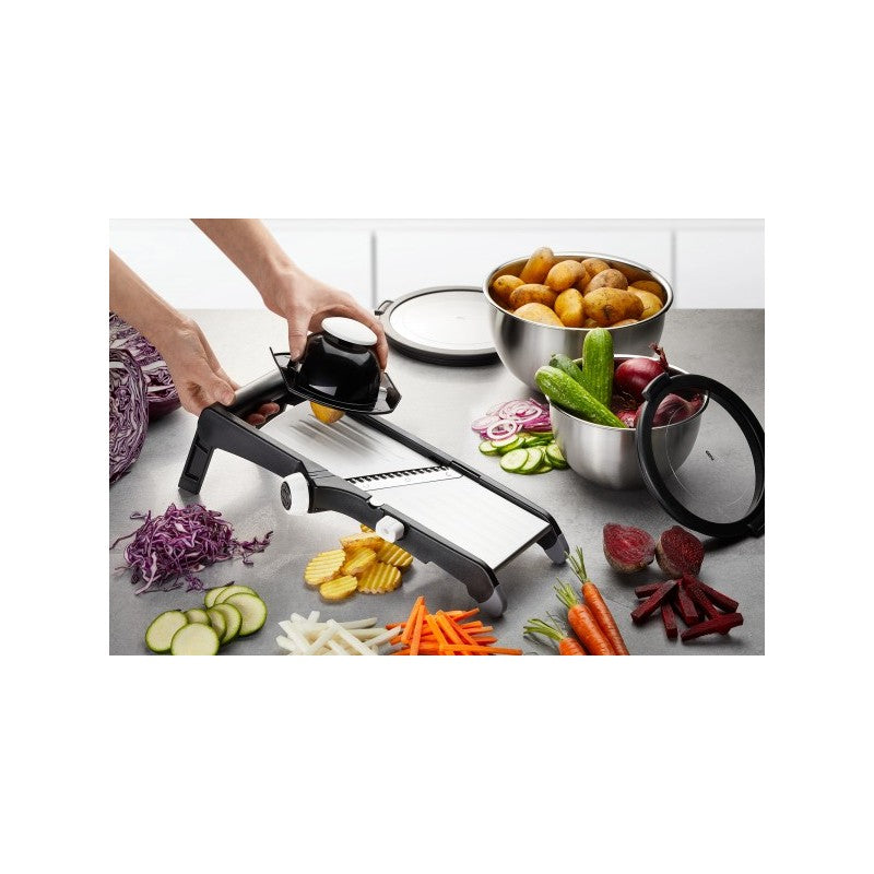 Mandoline laola 38x14 cm en acier inoxydable et plastique Gefu - Mathon - 2