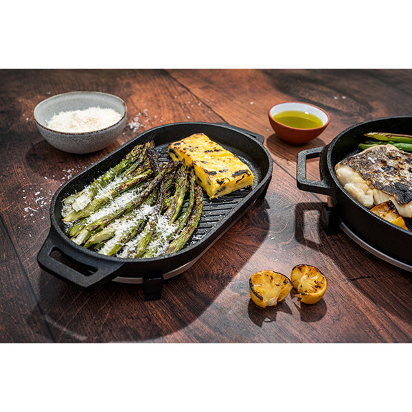 Poêle grill ovale en fonte Ooni - Mathon - 5