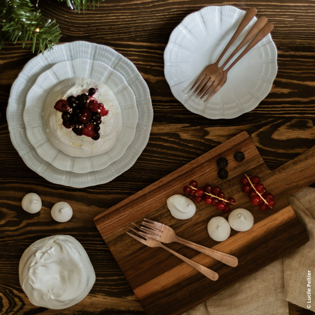 Austin - Service à gâteaux 6 pièces Cuivre mat Amefa - Mathon - 4