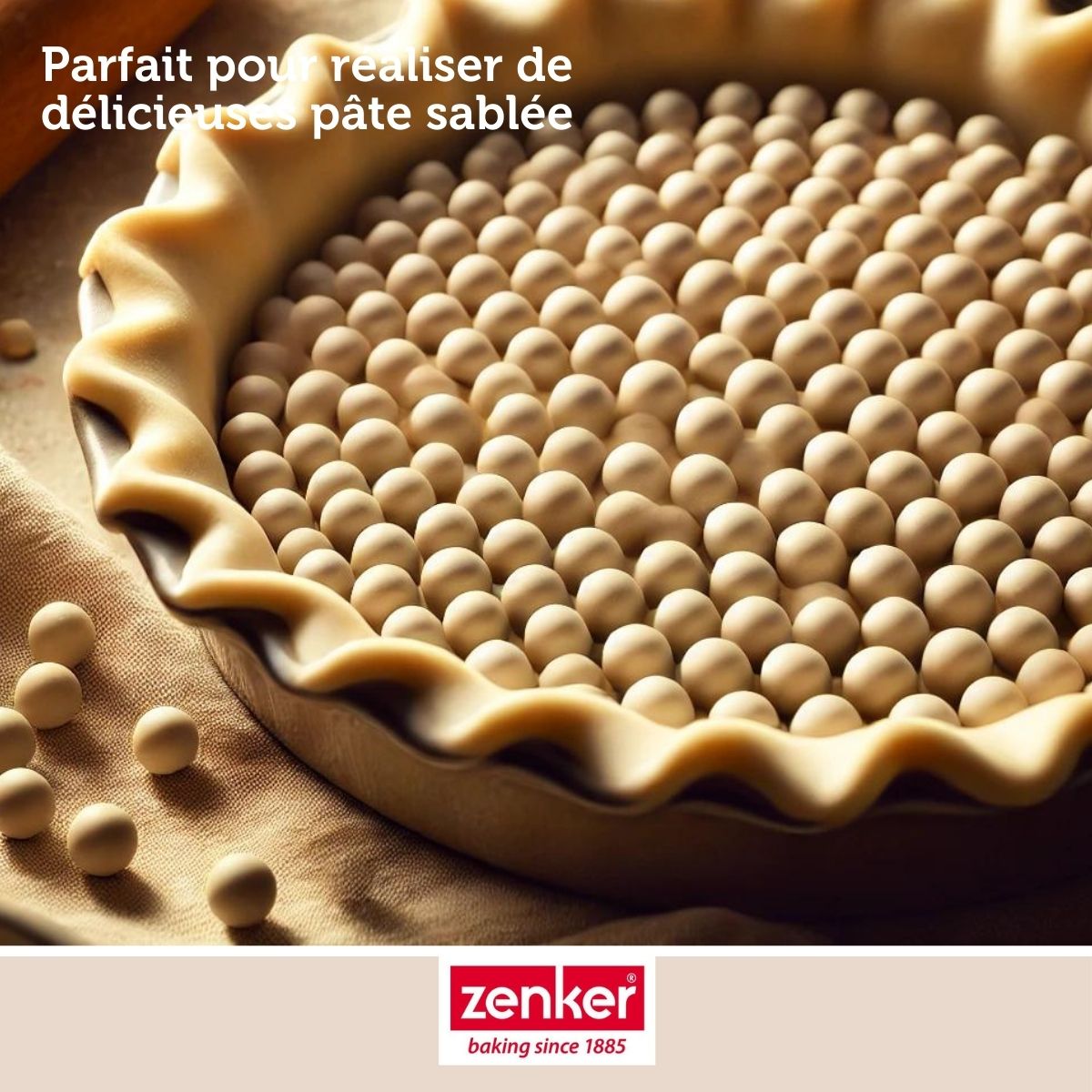 Lot de 2 seaux de billes de cuisson pour pâte sablée, pot de 600 grammes Zenker Smart Pastry Zenker - Mathon - 5