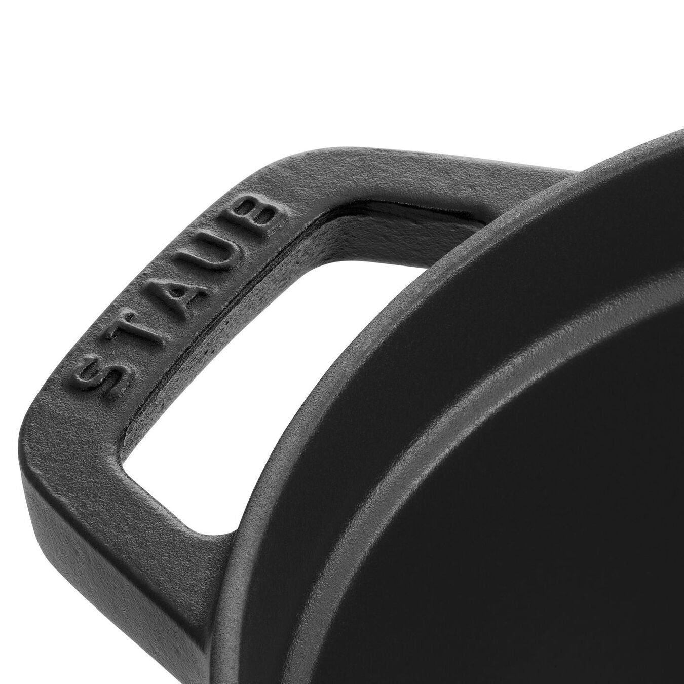 Cocotte en Fonte, Ovale, Ø 29 cm, 1 L, Noir Mat Staub - Mathon - 4