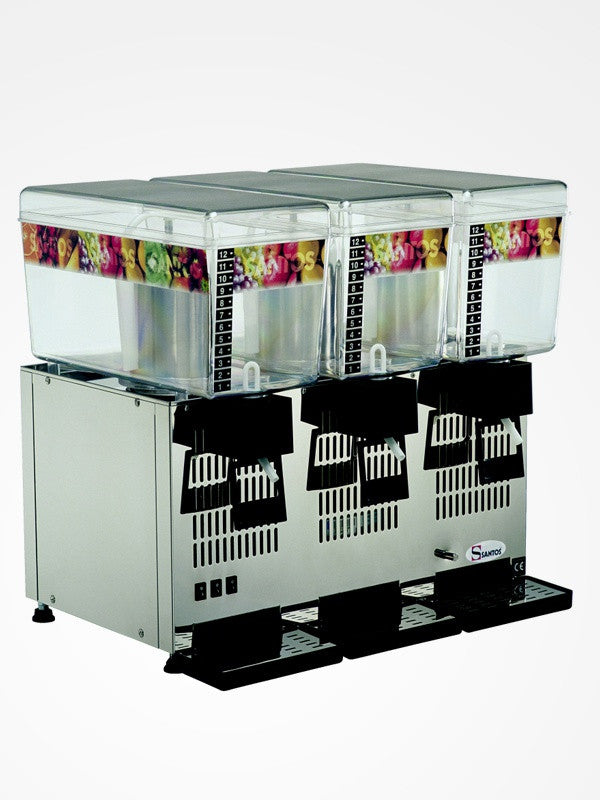 Distributeur de Boissons Réfrigérées n°34 - 3 Bacs x 12 L - Santos - Mathon - 1