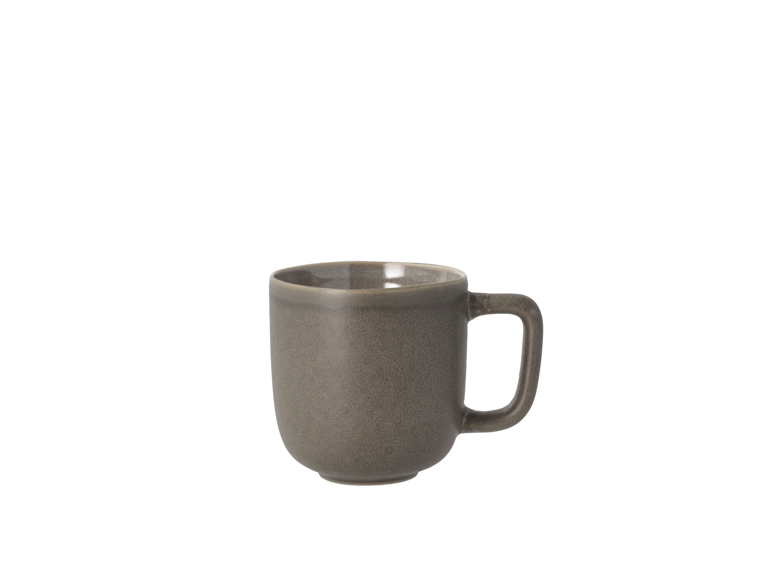 Mug avec anse Shoku en Grès Marron chaud Villa Collection - Mathon - 1