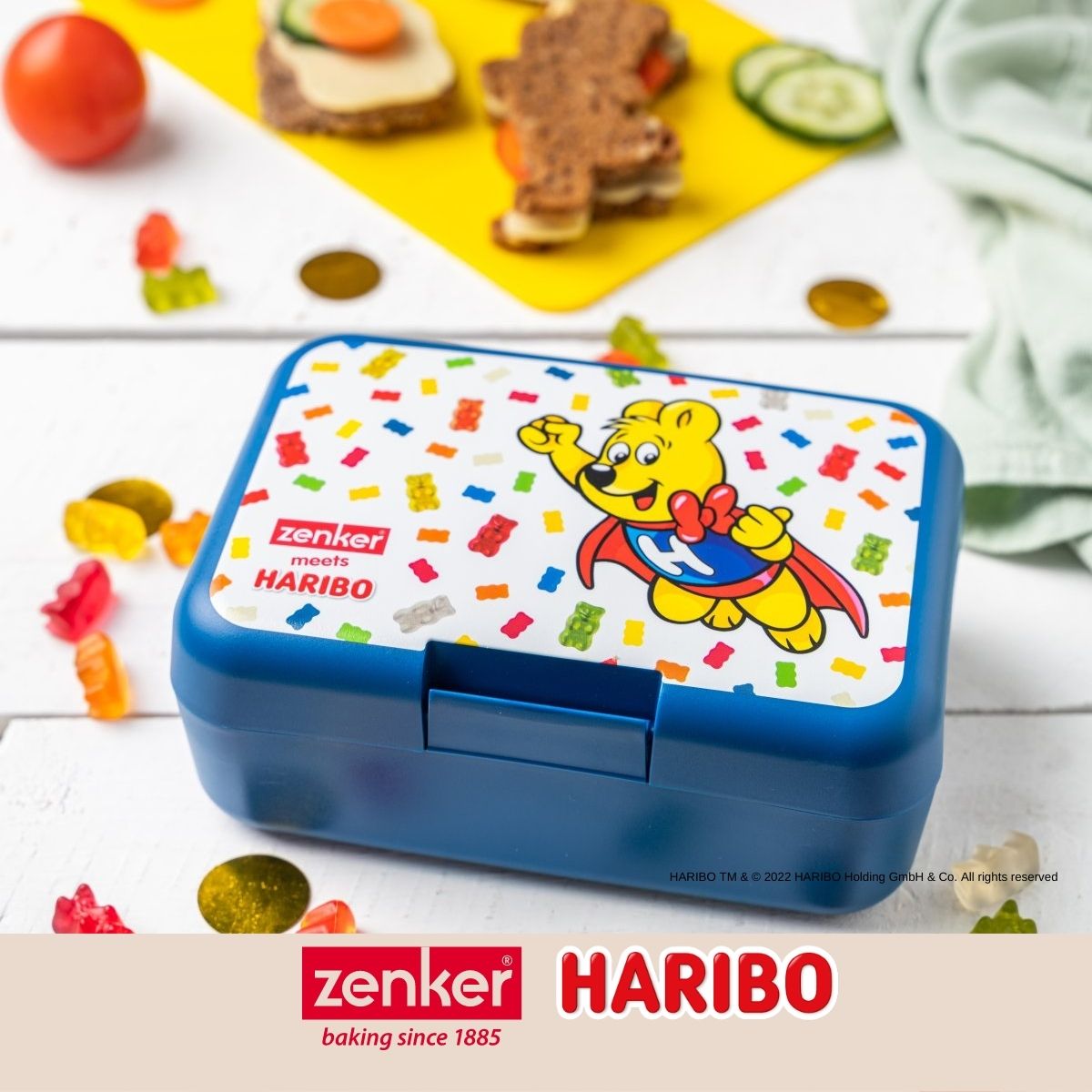 Boîte alimentaire avec couvercle en plastique 16,5 x 11,5 cm Zenker Haribo Zenker - Mathon - 7