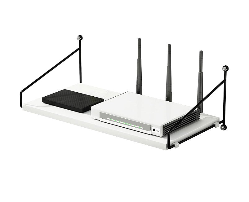 Etagere Murale Bois pour Cuisine Chambre Salon Blanche Vendos85 - Mathon