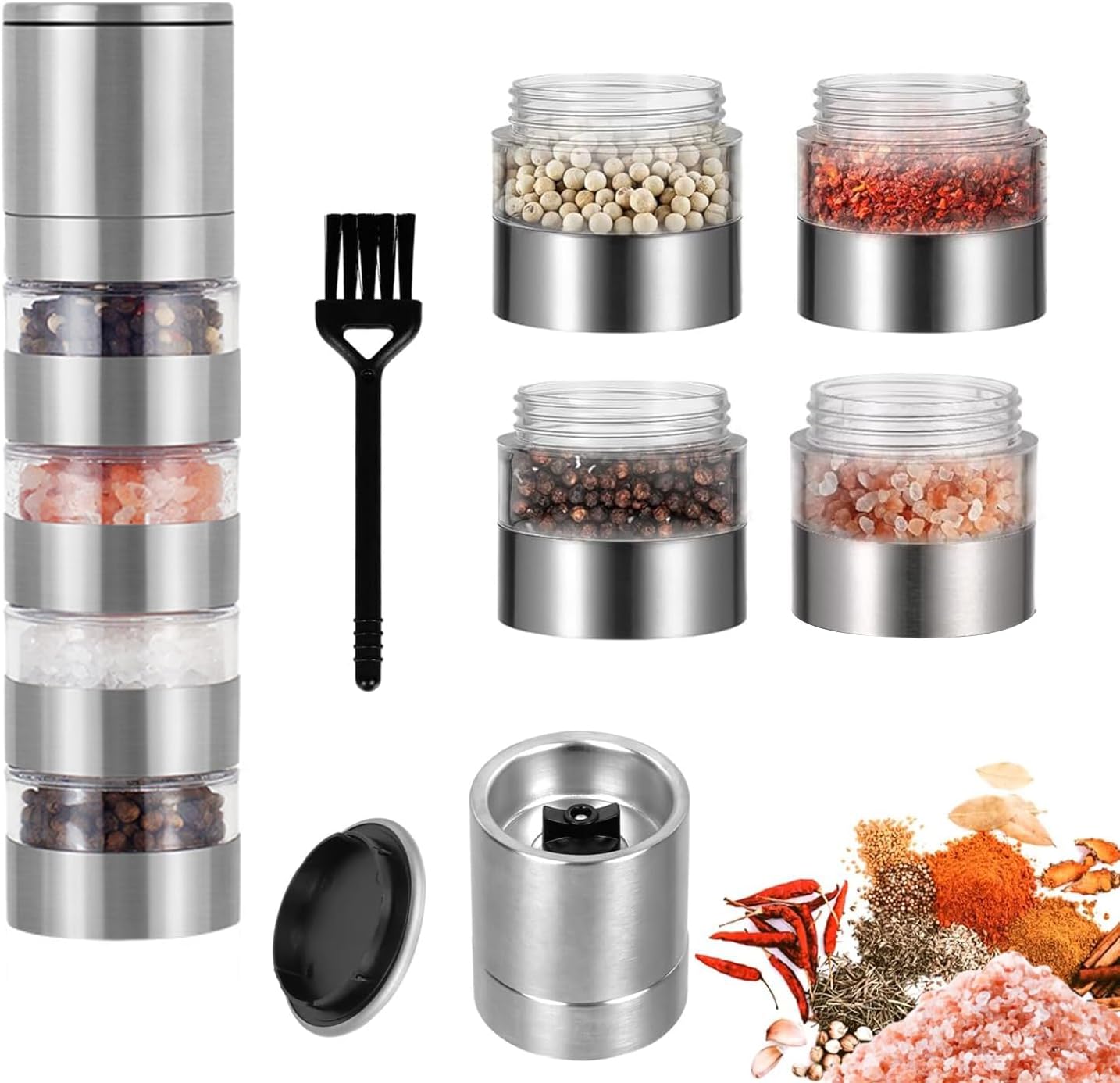 Moulin à Épices En Acier Inoxydable Vendos85 - Mathon