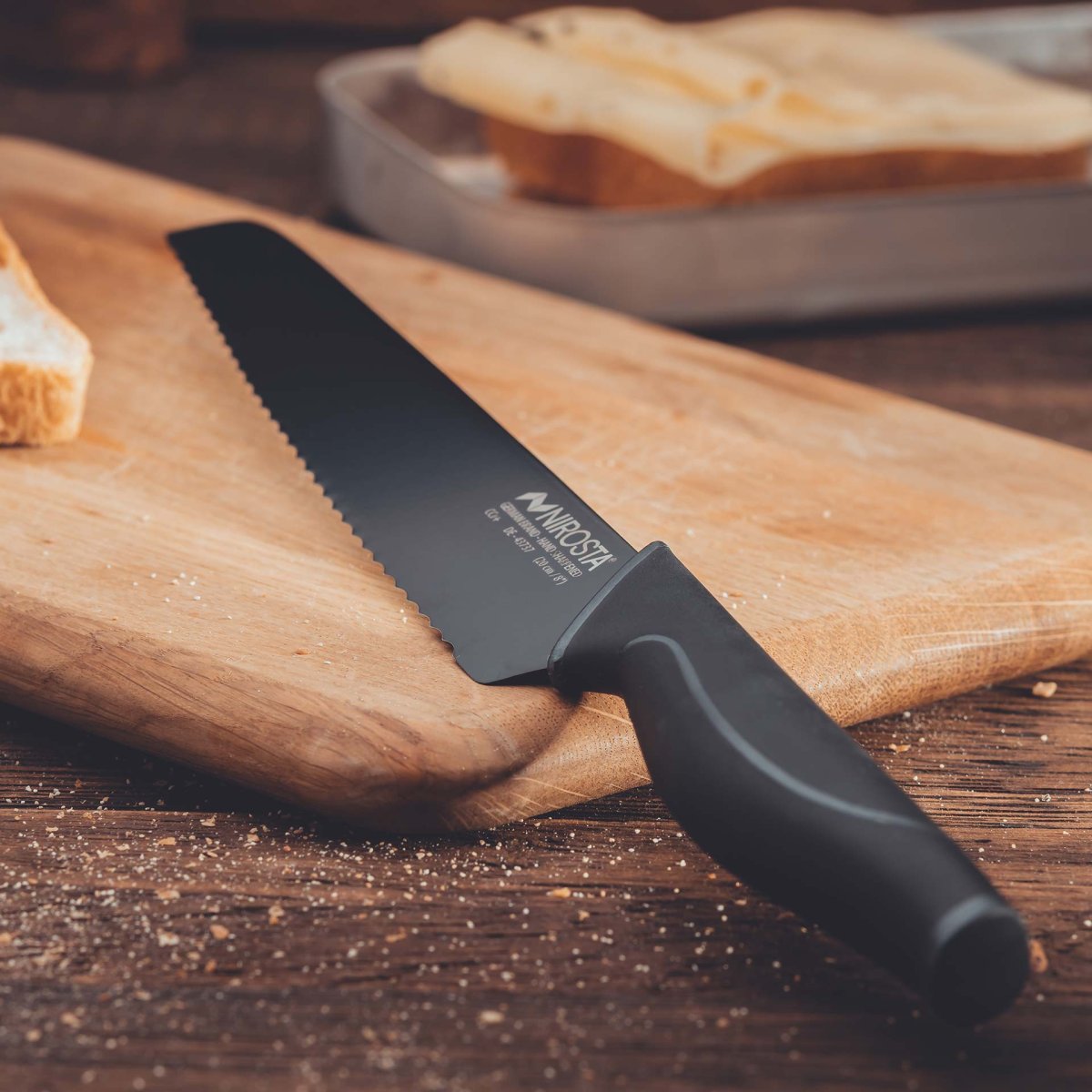 Couteau à pain dentelé  Black Edition Nirosta - Mathon - 4