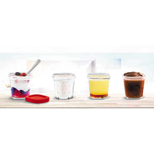 Yaourtière multi délices express 12 pots rouge YG661500 Seb - Mathon - 6
