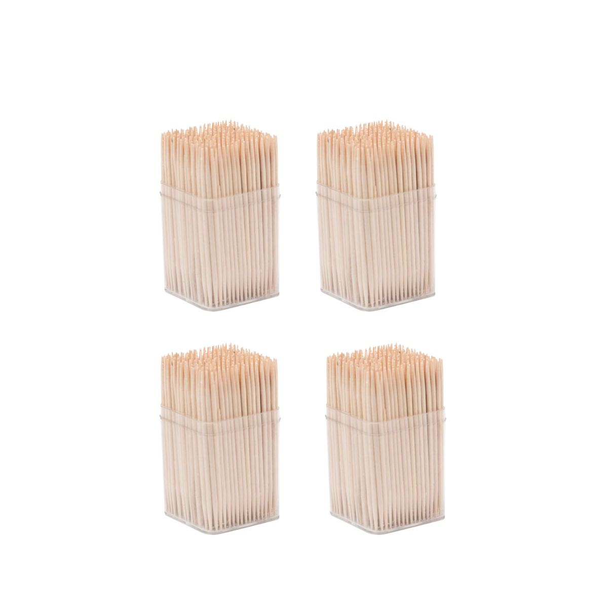 Lot de 1200 cure-dents en bois dans une boîte avec couvercle Fackelmann Wood Edition Fackelmann - Mathon - 1