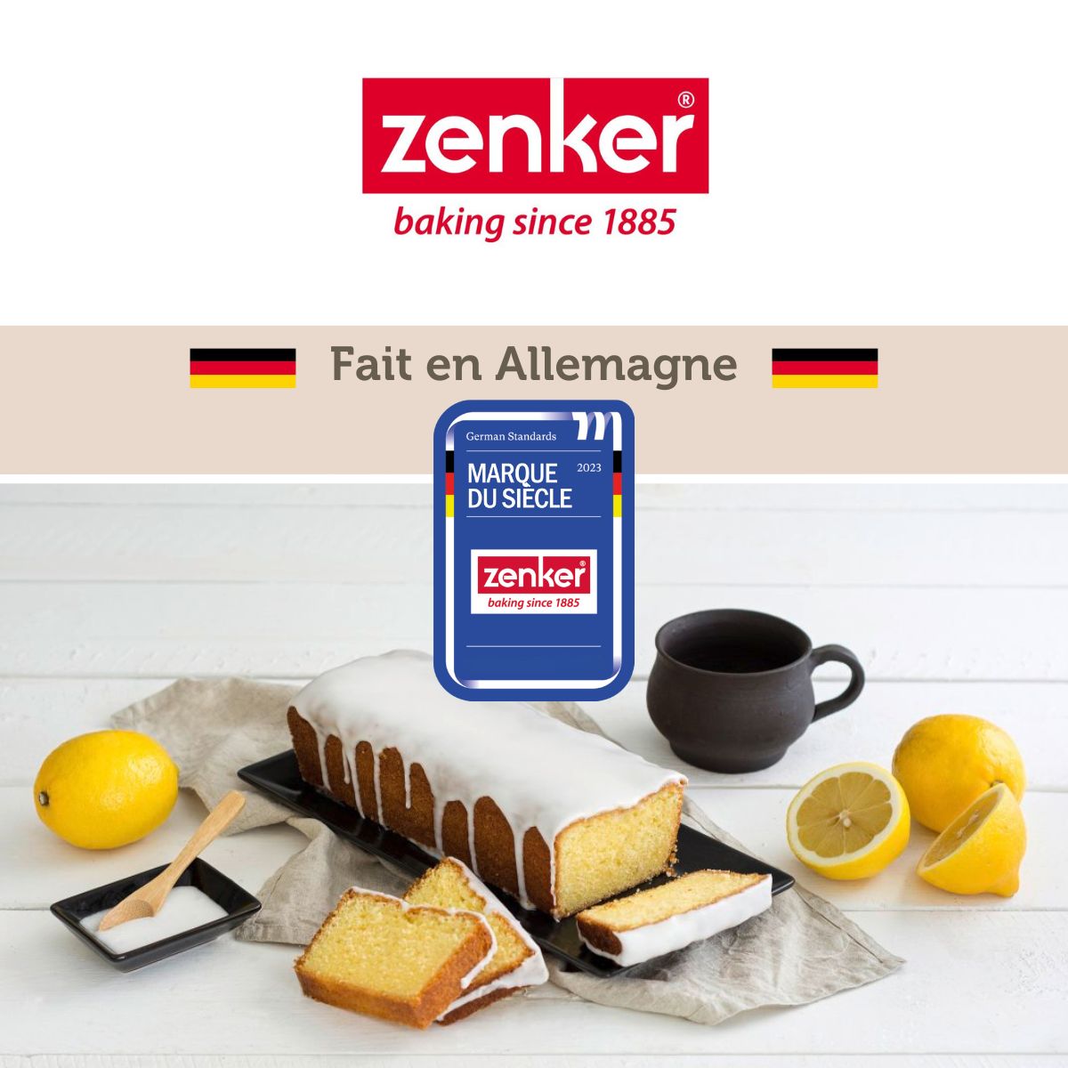 Moule à cake 30 cm Zenker Silver Zenker - Mathon - 7