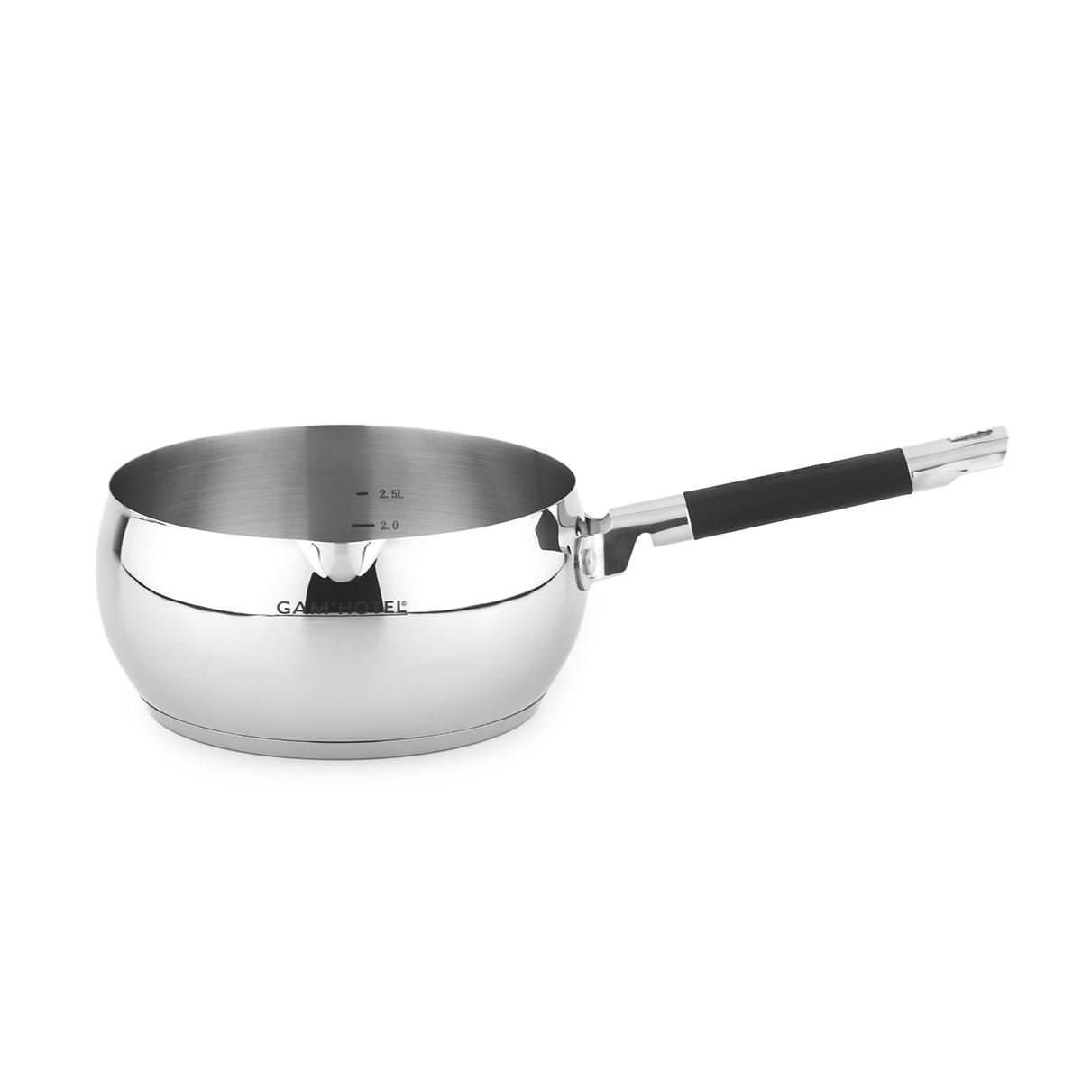 4 Casseroles 14/16/18/20cm - Inox induction Gam Hotel - Mathon - 4