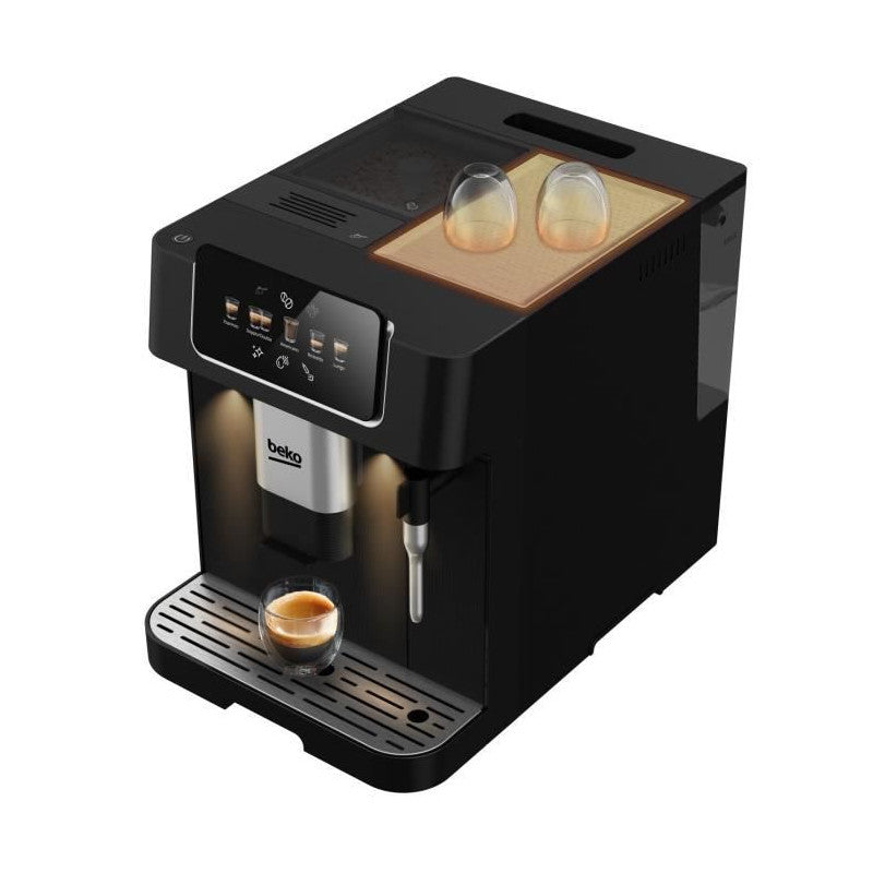 Machine A Café Avec Broyeur - Beko - Ceg7302b - 1350 W - 19 Bars - Noir Beko - Mathon - 5