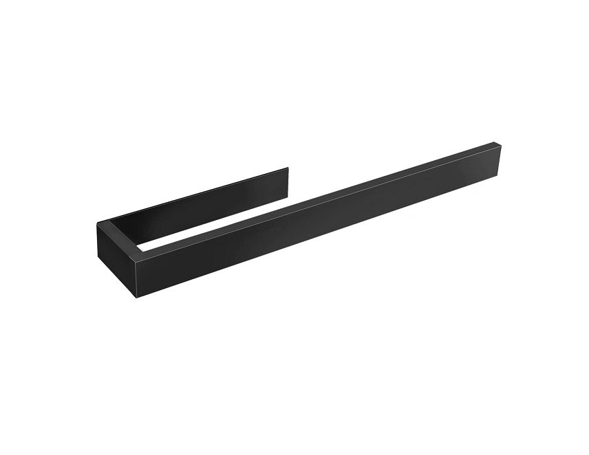 Porte-Serviettes de 39 cm sans perçage Acier Inoxydable Noir Vendos85 - Mathon