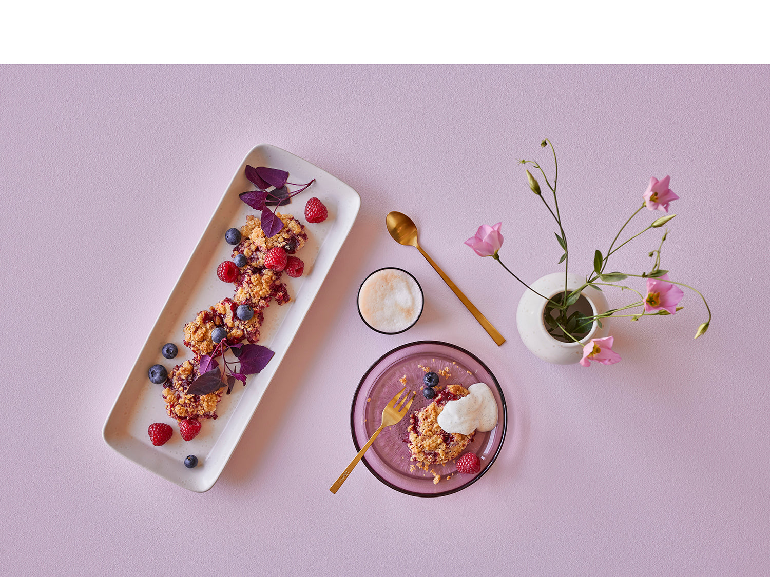 Assiette Kusintha en verre Rose Bitz - Mathon - 3