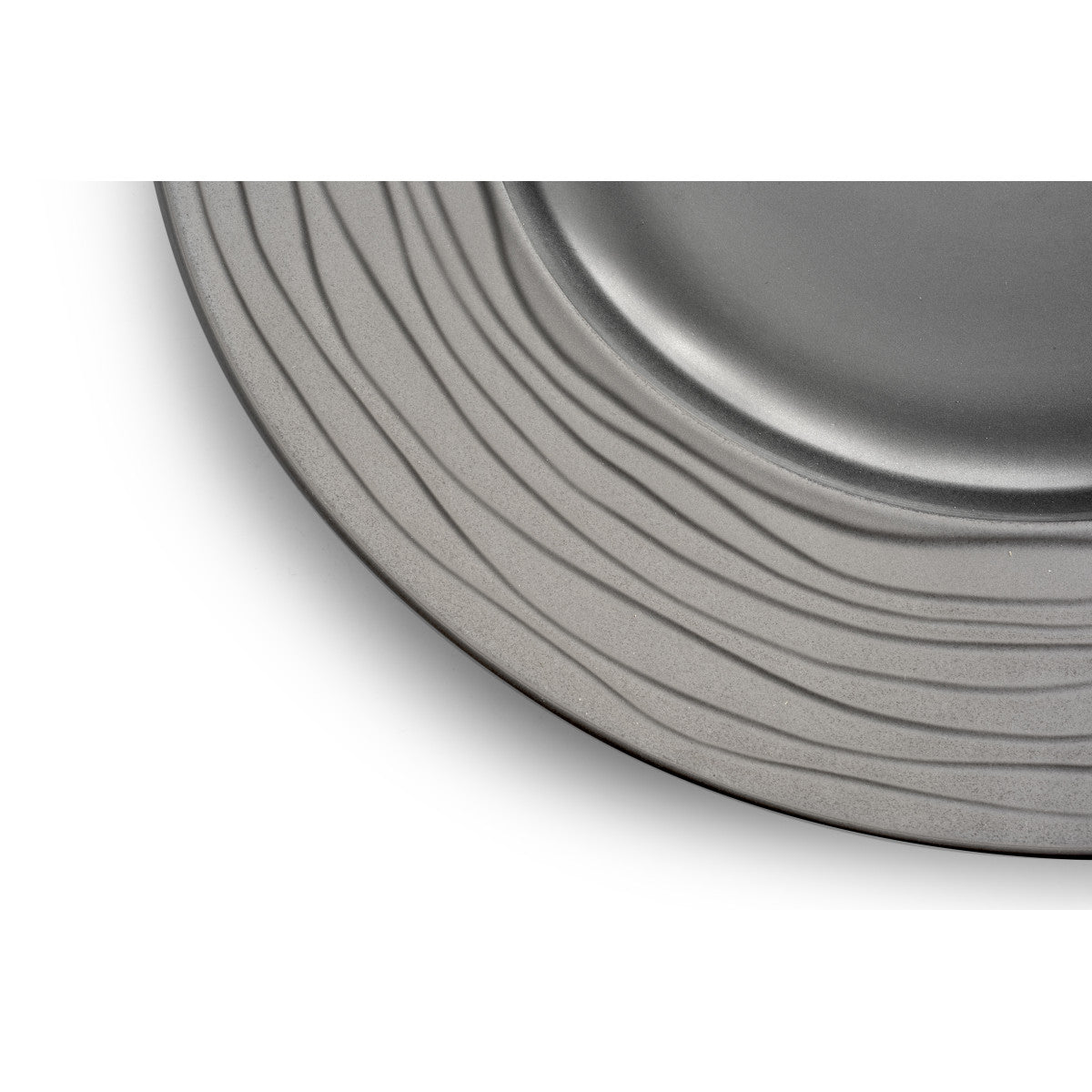 Escale Nature Gris - Assiette à pâtes 28 cm (lot de 6) Médard de Noblat - Mathon - 2