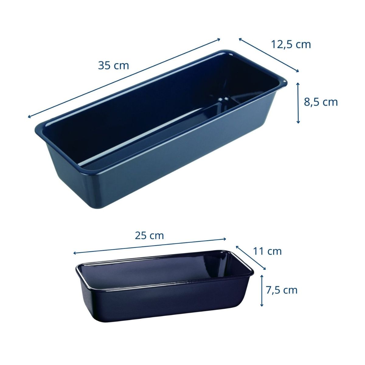 Ensemble de 2 moules à cake de 25 cm et 35 cm Dr. Oetker Back Liebe Dr. Oetker - Mathon - 3