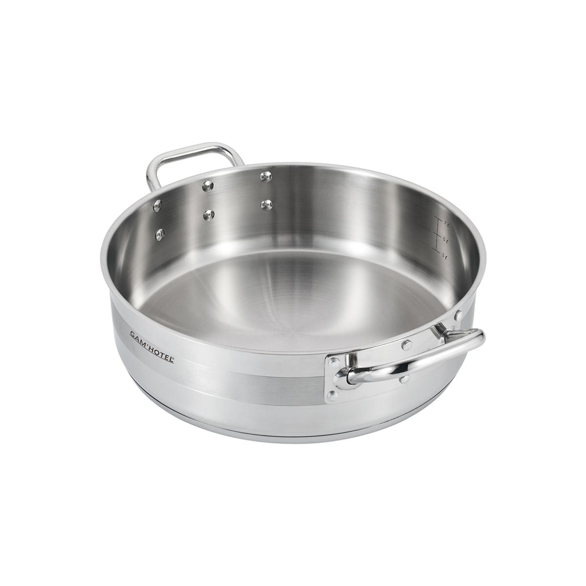 Sautoir inox 38x11cm induction Gam Hotel - Mathon - 2