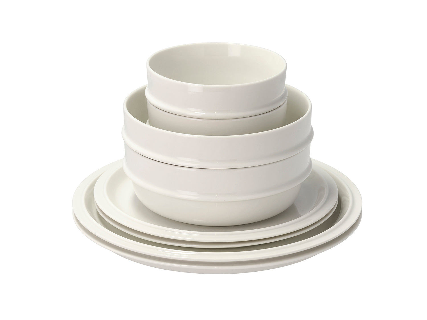 Ensemble EAU en porcelaine Blanc cassé Zone Denmark - Mathon - 1