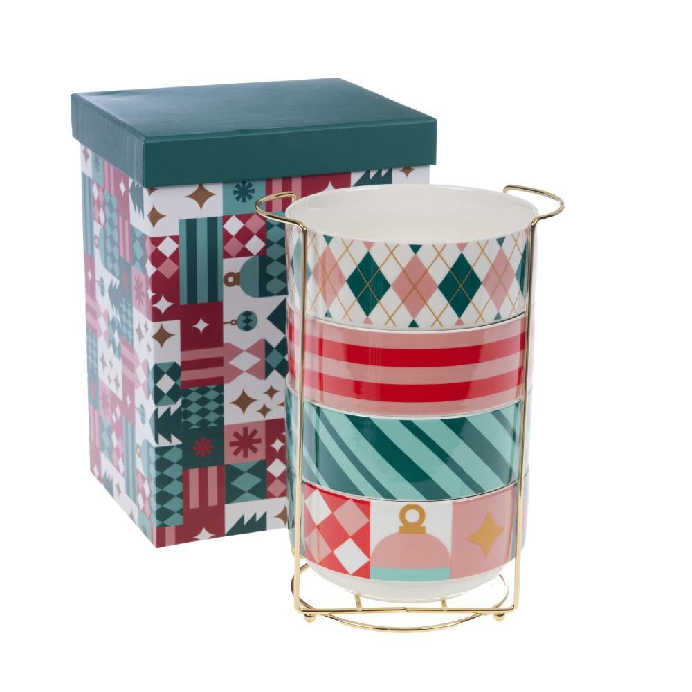 Coffret 4 bols Santa Amadeus - Mathon - 2