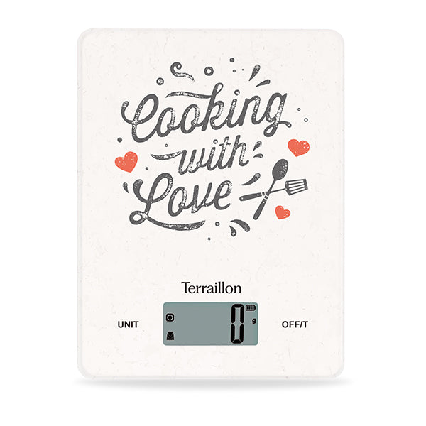 Balance de cuisine rechargeable 3 kg LCD Terraillon - Mathon - 1