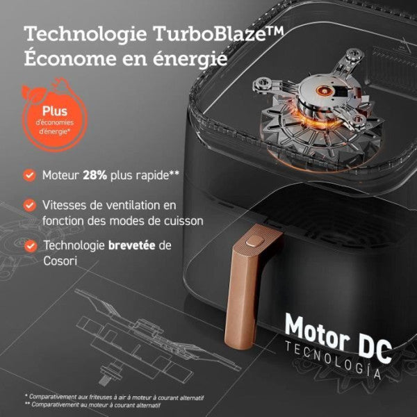 Friteuse   Friteuse à Air Turbo Blaze Chef Edition Kosp0019eun Cosori - Mathon - 5