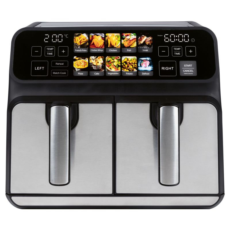 Friteuse à air chaud Air fryer 8L double compartiment Proficook PC-FR1287H Proficook - Mathon - 2