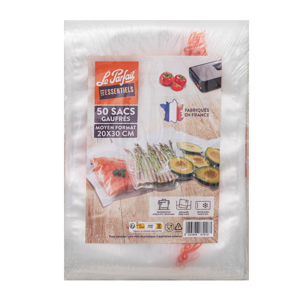 50 sacs sous vide 20x30 cm Le Parfait - Mathon