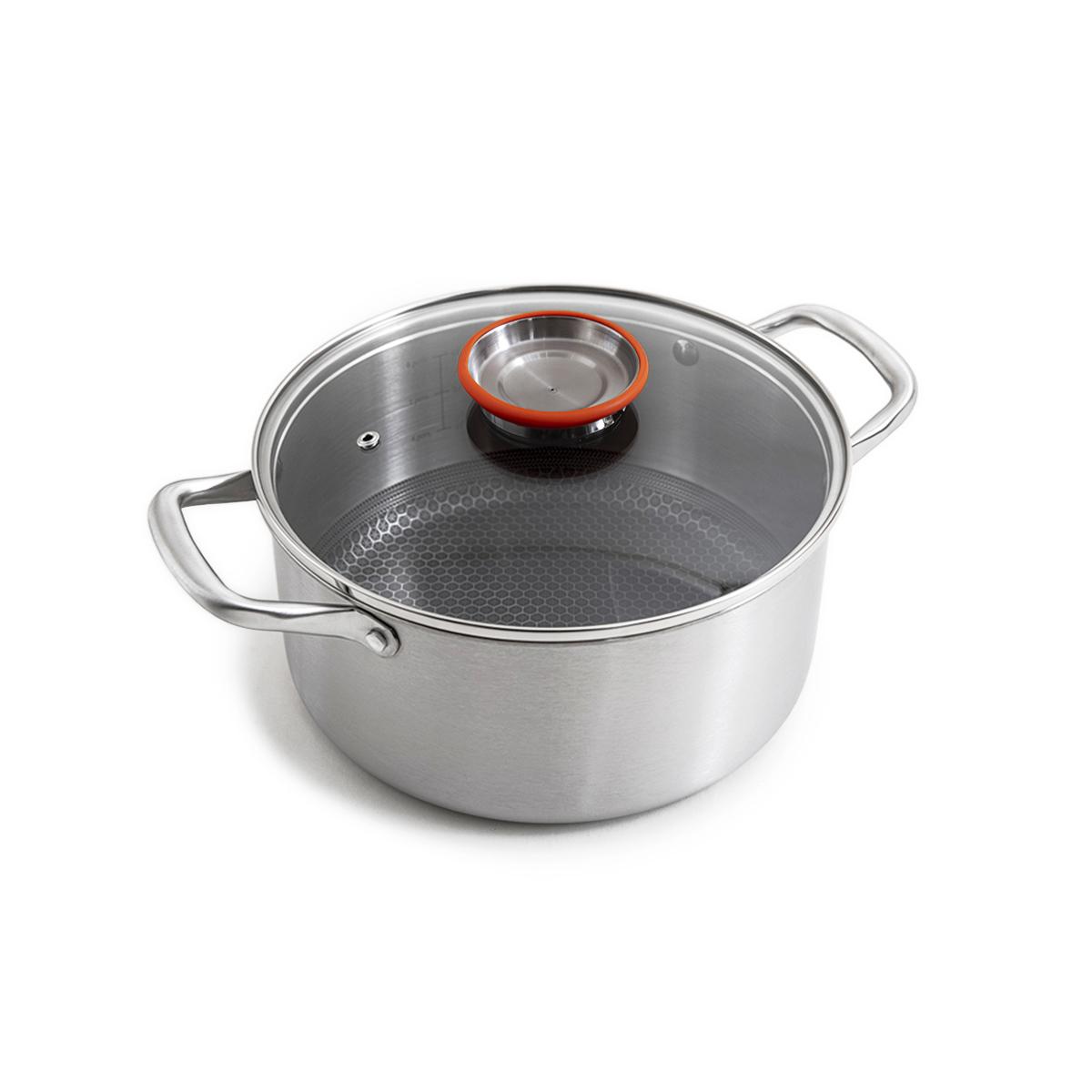 Marmite 24cm triplex avec couvercle - "Black Cube" Laguiole Cuisson - Mathon - 2