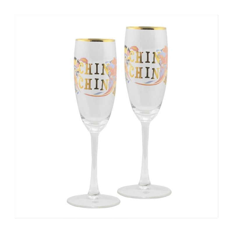 Set de 2 flûte à champagne CHIN CHIN Yvonne Ellen - Mathon - 3