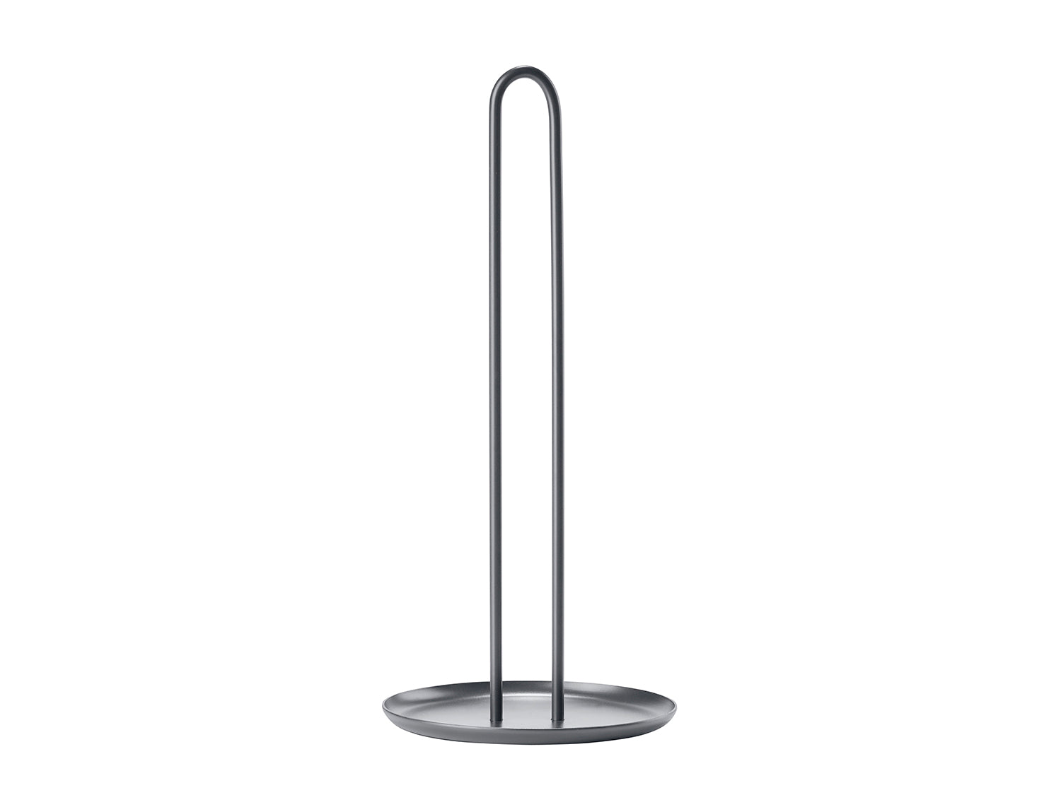 Porte-rouleau essuie-tout SINGLES en acier thermolaqué Gris froid Zone Denmark - Mathon - 1