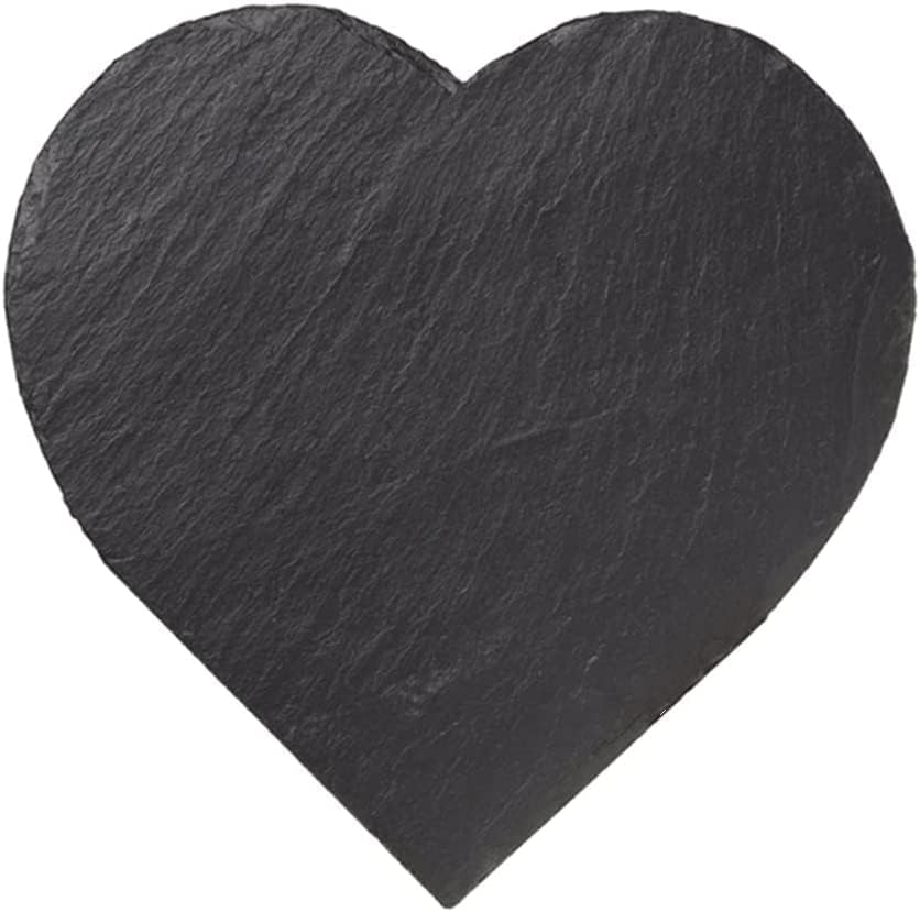 Plateau en ardoise cœur 20 cm pour service Vendos85 - Mathon