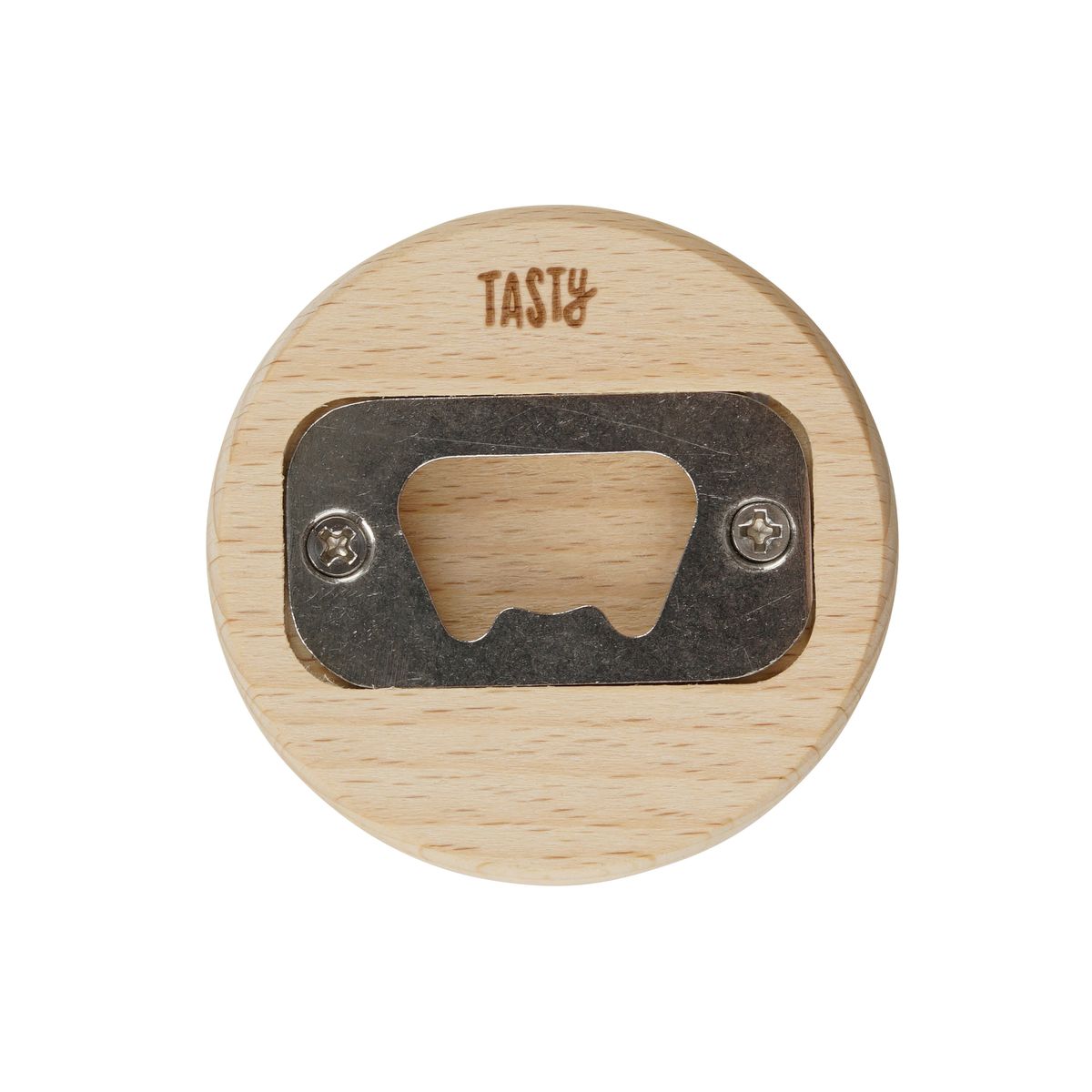 Décapsuleur rond en bois 6 cm Tasty Green Tasty - Mathon - 9