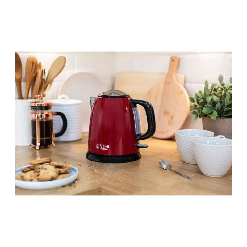 Russel Hobbs 24992-70 Bouilloire Compacte Colours Plus Capacite 1 L Filtre Anti-calcaire Amovible Lavable - Rouge Russell Hobbs - Mathon - 5