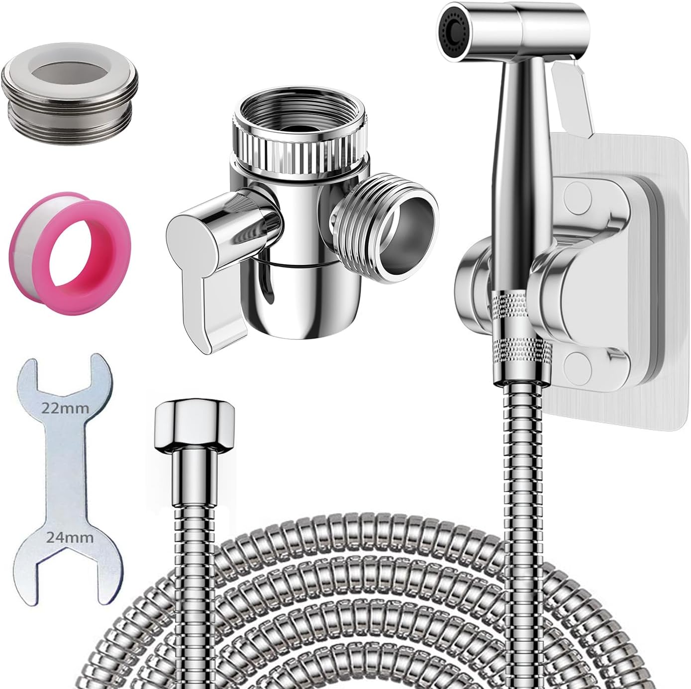 Kit pulvérisateur bidet haute pression avec accessoires Vendos85 - Mathon