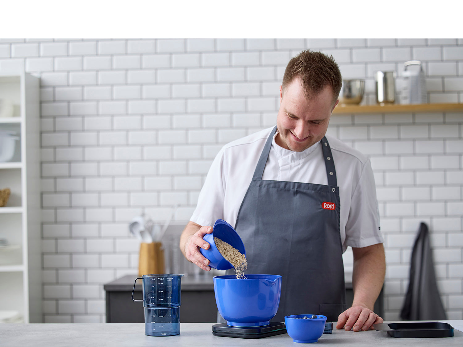 Bol à mixer NEW MARGRETHE en durostima® Bleu électrique Rosti - Mathon - 5