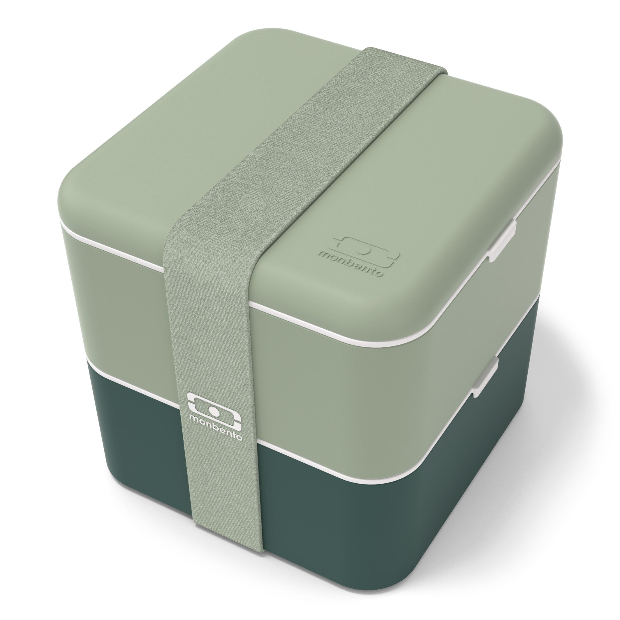 Lunch box 2 compartiments Square 1,7L Made in France Vert Bicolor Monbento - Mathon - 1