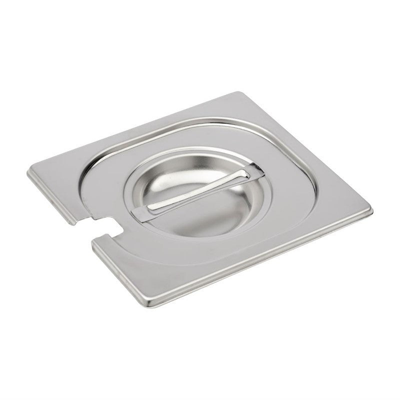 Couvercle pour Bac Inox avec Encoche GN 1/6 - Gastro M - Mathon