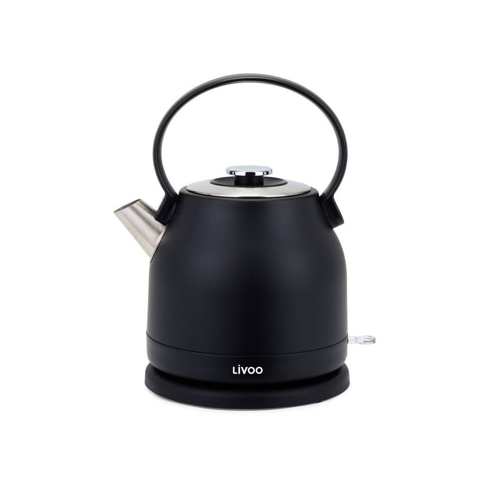 Bouilloire Rétro - Livoo - Dod202n - 2200 W - 1,5 L - Socle 360° - Noir Livoo - Mathon - 1