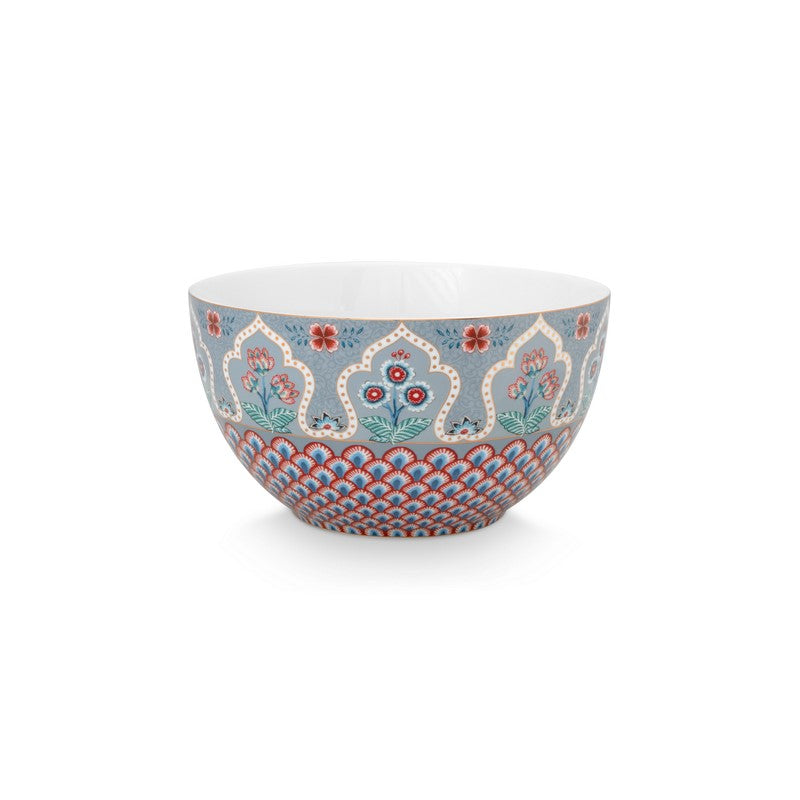 Saladier Flower Festival Scallop Deco Bleu Clair 18cm Pip Studio - Mathon - 2